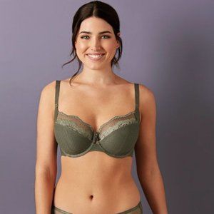 Bravissimo Nina Balconette 30G, Olive Green